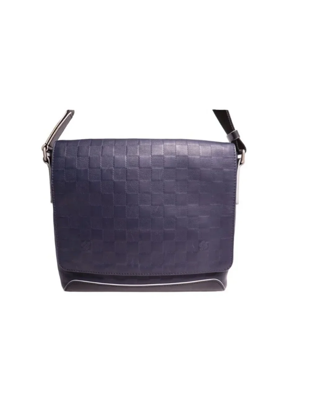 Louis Vuitton Damier Infini District PM Leather Shoulder Bag